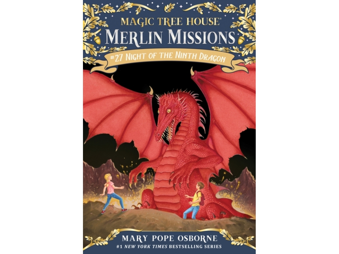 Livro night of the ninth dragon de mary pope osborne,sal murdocca (inglês)